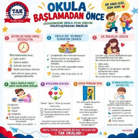 🎒 Okula Başlamadan Önce: Çocuğunuzun Uyum Sürecini Destekleyin! 💙