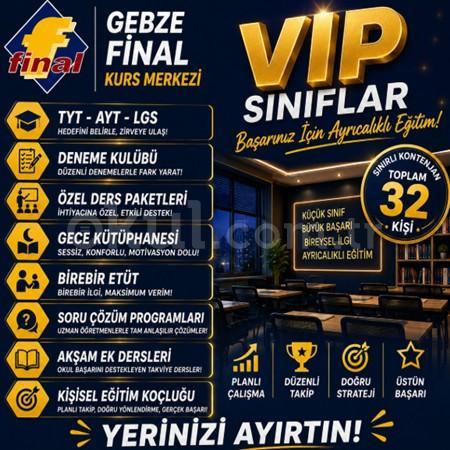VIP SINIFLARIMIZ AÇILDI!!!