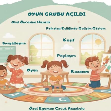 "Oyun Grubu sınıfı kapılarını açıyor"