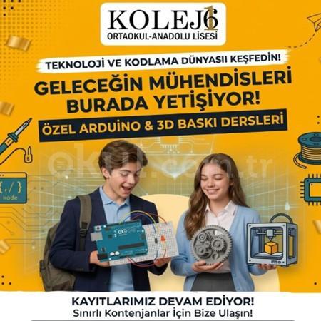 🤖 Geleceğin Mühendisleri Kolej 16’da Yetişiyor! 🚀