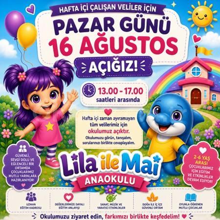 Pazar günü de Lila ile Mai’deyiz! 💜💙