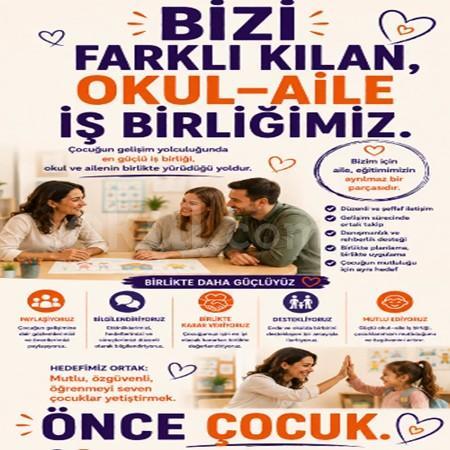 Bir çocuğun gelişim yolculuğunda okul ve aile aynı hedefte buluştuğunda süreç çok daha güçlü ilerler. 💛