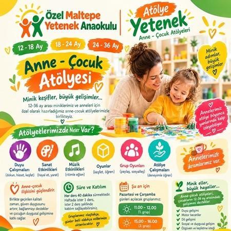 🌸 Anne-Çocuk Atölyesinde Keyifli Buluşmalar! 💕