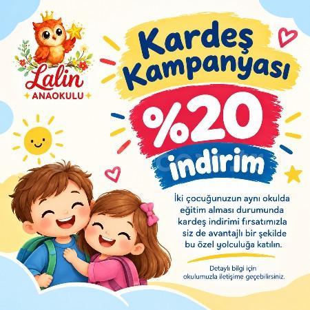 Kardeşler İçin Birlikte Büyümenin Avantajı: %20 İndirim!