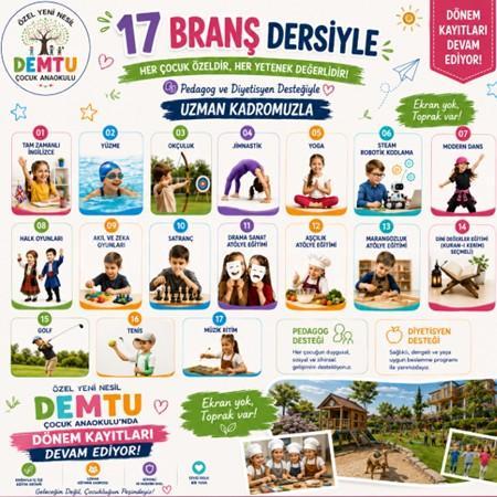 🌿 Özel Yeni Nesil Demtu Çocuk Anaokulu’nda eğitim yalnızca branş derslerinden ibaret değil!