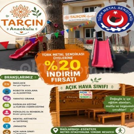🌿 Tarçın Anaokulu’nda Türk Metal Sendikası Üyelerine Özel %20 İndirim!