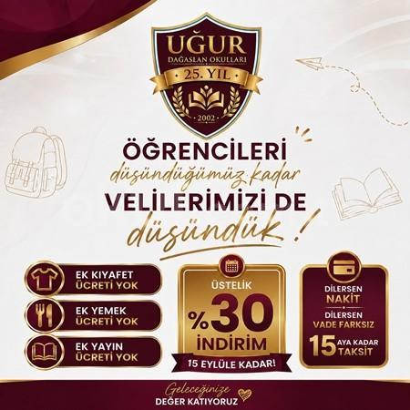 Velilerimize Özel %30 İndirim Fırsatı!