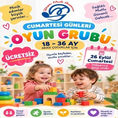 Cumartesi Günleri Oyun Grubu Başlıyor! 🧩🌈