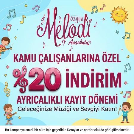 Özgün Melodi Anaokulu’nda Kamu Çalışanlarına Özel Fırsat!
