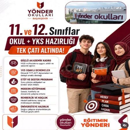 11. ve 12. Sınıflar İçin Okul + YKS Hazırlığı Tek Çatı Altında! 🎯