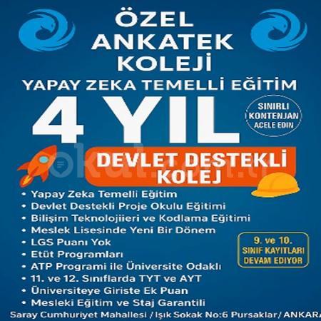 🚀 Yapay Zekâ Temelli Eğitimle Geleceğe Hazırlanın!