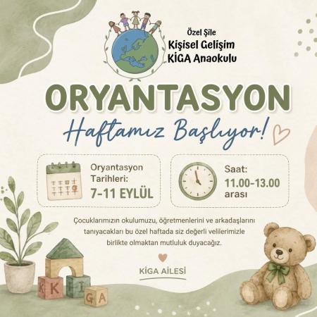 Oryantasyon haftamız başlıyor