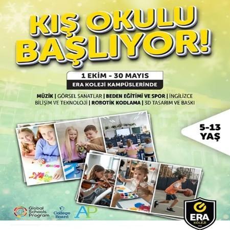 ❄️ERA Kolejinde Kış Okulu Heyecanı Başlıyor!🤩