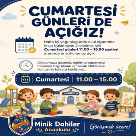 Cumartesi planınıza Minik Dahiler’i de ekleyin. 🌿💙