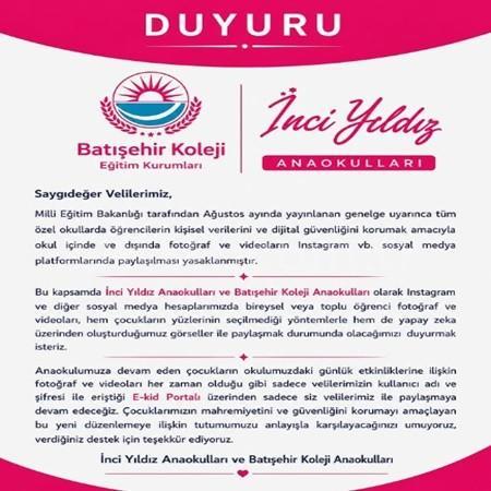 Çocuklarımızın mahremiyetinin korunması ve dijital güvenliklerinin sağlanması, kurumumuzun öncelikli sorumlulukları arasında yer almaktadır.