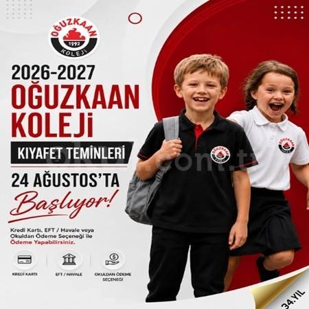 2026-2027 eğitim öğretim yılı için kıyafet teminlerimiz 24 Ağustos’ta başlıyor! ❤️🖤