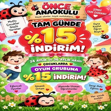 🐞✨ Tam Günde %15 İndirim Fırsatı!