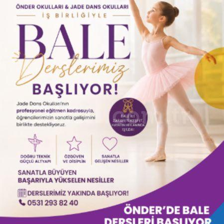 ÖNDER' DE BALE DERSLERİ BAŞLIYOR.