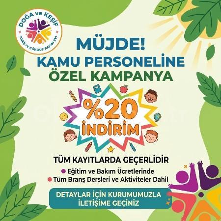 Müjde! Kamu Personeline Özel %20 İndirim Fırsatı! 🌟