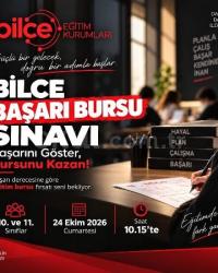 Başarı Bursu Sınavı 24 Ekim’de! Başarını Göster, Bursunu Kazan!