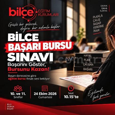 Başarı Bursu Sınavı 24 Ekim’de! Başarını Göster, Bursunu Kazan!