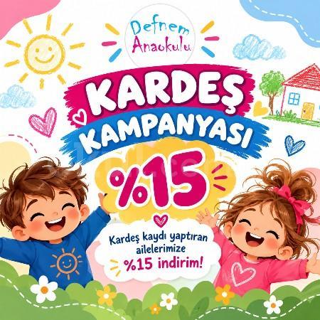 👨‍👩‍👧‍👦 Kardeşlere Özel %15 İndirim!