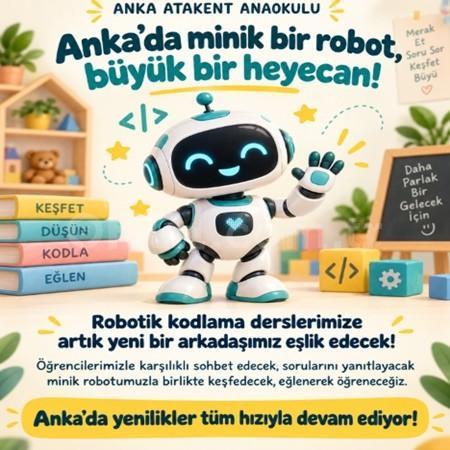 Anka’da minik bir robot, büyük bir heyecan! 🤖✨