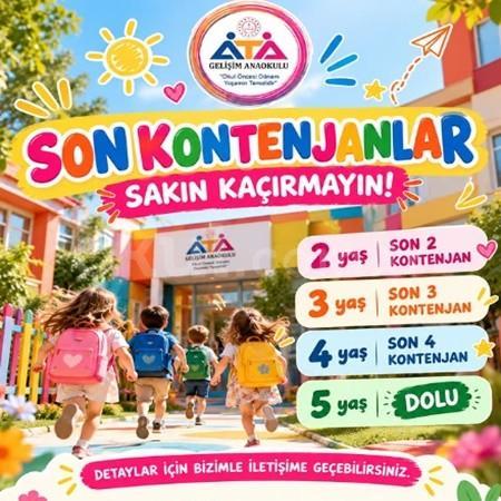 Minik adımlar, kocaman keşifler ve yepyeni arkadaşlıklarla dolu bir eğitim yılı için Ata Gelişim Anaokulu’nda son kontenjanlarımızı dolduruyoruz! 💛🌈