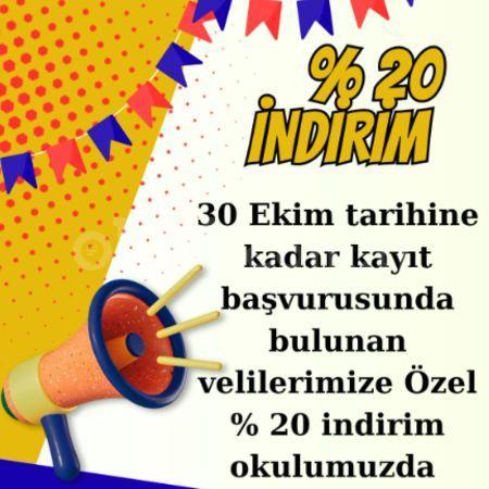 % 20 İNDİRİM UYGULAMASI