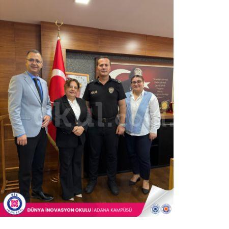 SEYHA İLÇE EMNİYET MÜDÜRÜ SAYIN ALPER YÜKSEL'E NEZAKET ZİYARETİ.