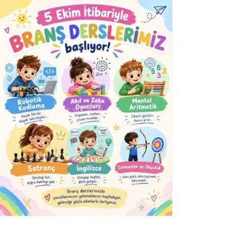 📚✨ BRANŞ DERSLERİMİZ BAŞLIYOR!