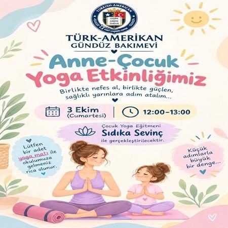 🧘‍♀️ Anne-Çocuk Yoga Etkinliğimize Davetlisiniz! 🧘‍♂️   