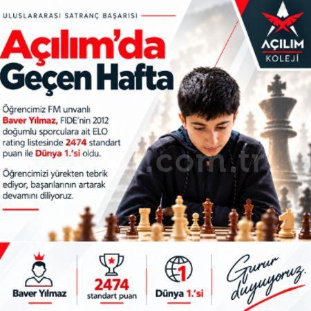 Satrançta dünya zirvesinde büyük gurur! ♟️🏆