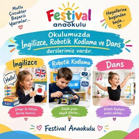 Festival Anaokulu’nda Eğlenceli ve Donanımlı Dersler Başlıyor!