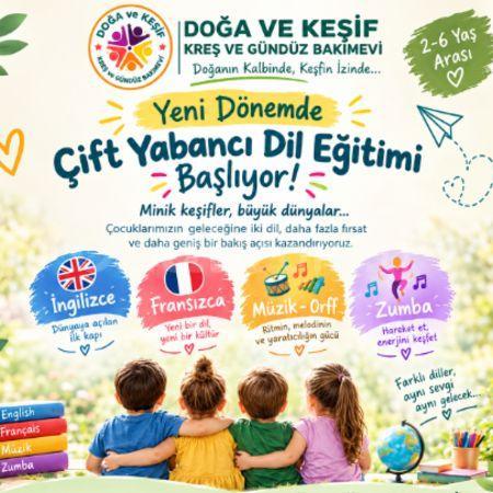 Doğa ve Keşif’te Çocuklar Çift Dille, Müzikle ve Hareketle Büyüyor!