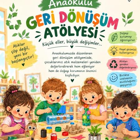 Geri dönüşüm atölyesi