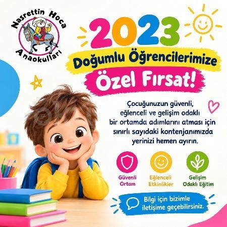 2023 Doğumlu Çocuklara Özel Fırsat!