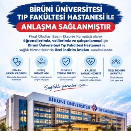 🏥 SAĞLIKTA FİNAL AİLESİNE ÖZEL AVANTAJ! ❤️💙