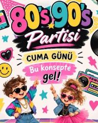 🎶 80’ler Partisi: Renkli ve Eğlenceli Bir Gün!