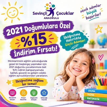 2021 Doğumlulara Özel %15 İndirim Fırsatı!