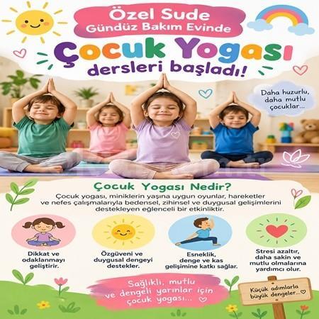 🧘 Anaokulumuzda Çocuk Yogası Başladı!