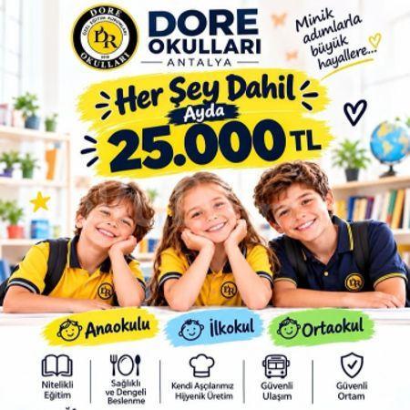 HERŞEY DAHİL AYDA 25.000 TL