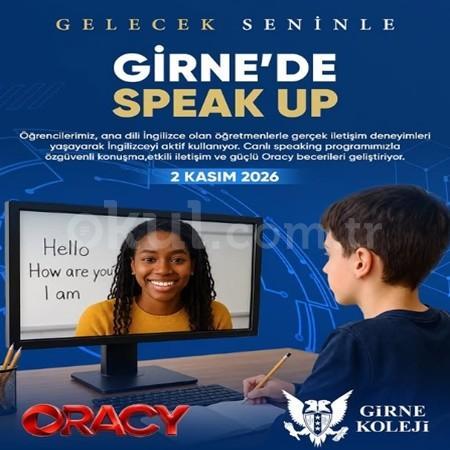 Girne’de Speak Up Programı 2 Kasım’da Başlıyor!