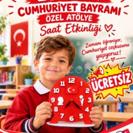 CUMHURİYET BAYRAMI’NA ÖZEL ÜCRETSİZ ATÖLYE!