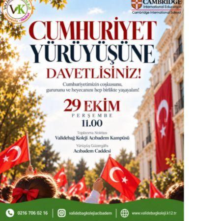 CUMHURİYET YÜRÜYÜŞÜNE DAVETLİSİNİZ 🇹🇷