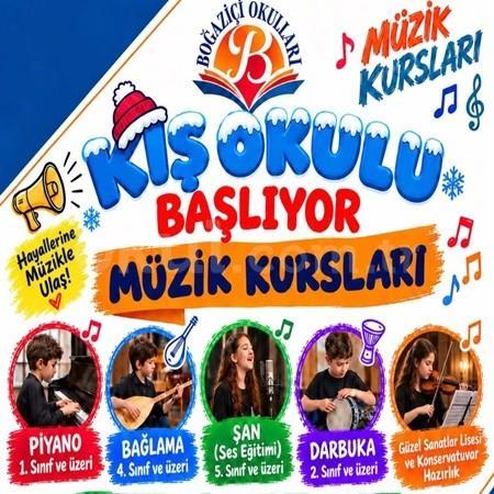 Kış Okulu Müzik Kursları Başlıyor! ❄️