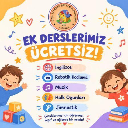 EK DERSLER ÜCRETSİZ