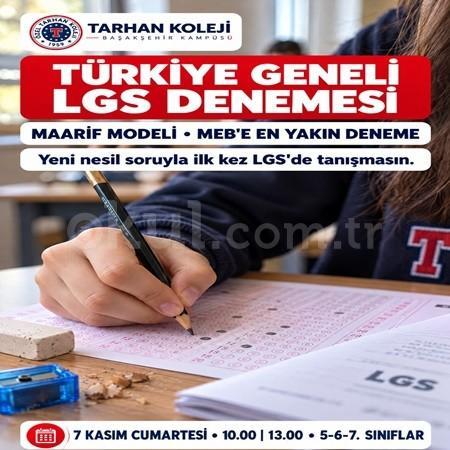 TARHAN KOLEJİ 🎯 TÜRKİYE GENELİ DENEME SINAVI!