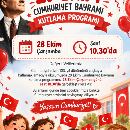 CUMHURİYET BAYRAMI KUTLAMASI🇹🇷