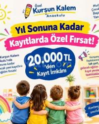 Yıl Sonuna Kadar 20.000 TL’den Kayıt Fırsatı!